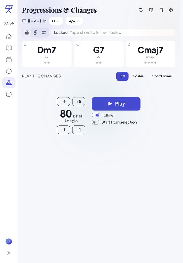 Chord Progressions tool